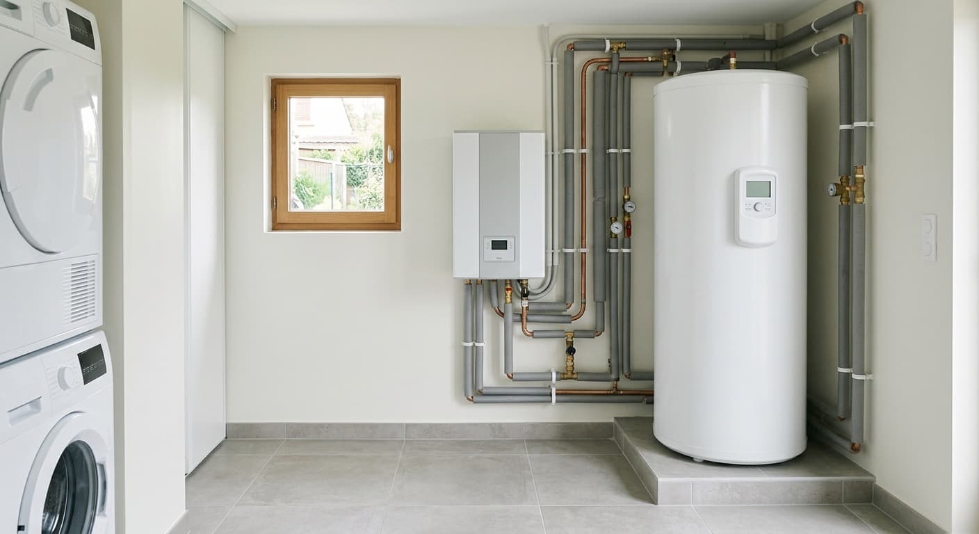 Installation d'une pompe à chaleur par un professionnel certifié RGE