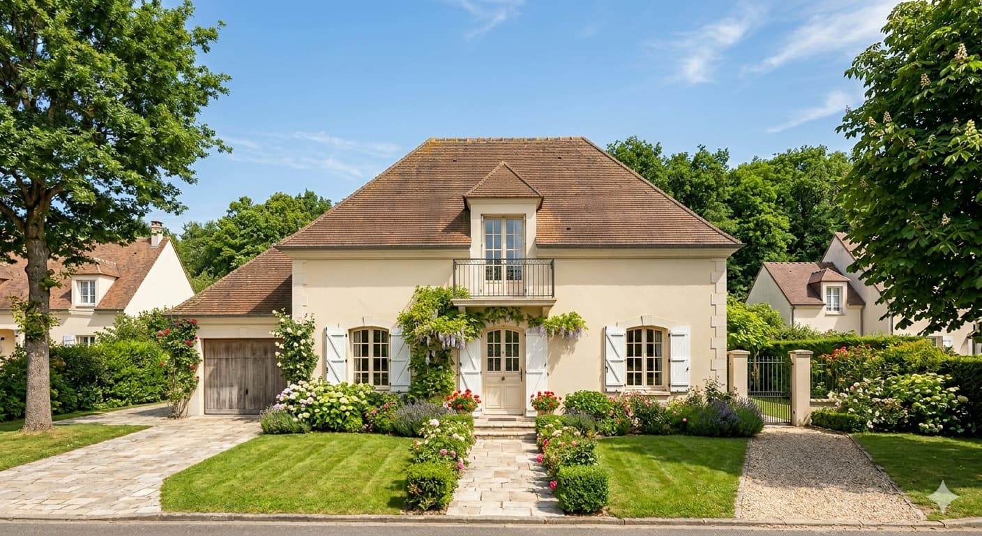 Maison française rénovée